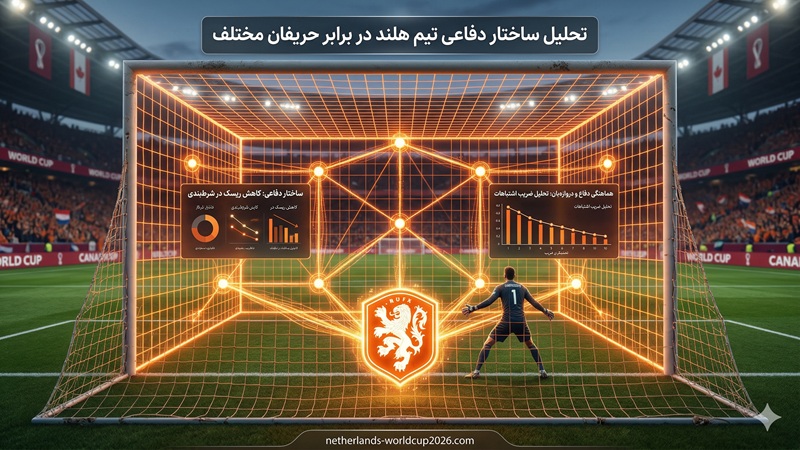 تحلیل ساختار دفاعی تیم هلند در برابر حریفان مختلف